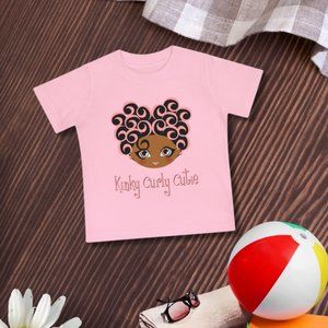 Kinky Curly Cutie Kids Heavy Cotton Tee
